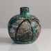 Ingrid Atterberg for Uppsala Ekeby, Sweden, rough textured vase with geometric pattern m4055