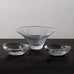 Tapio Wirkkala for Iittala, Finland, three engraved bowls