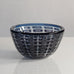 Edvin Öhrström for Orrefors, Sweden, ariel bowl in blue and clear glass L3796