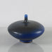 Berndt Friberg for Gustavsberg, Sweden, unique vase with cobalt blue haresfur glaze J1674