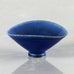 Berndt Friberg for Gustavsberg, Sweden, unique miniature bowl with cobalt blue haresfur glaze J1261