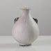 Svend Hammershoj for Herman A Kähler Keramik, vase with black and white glaze K2290