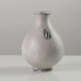 Svend Hammershoj for Herman A Kähler Keramik, vase with black and white glaze K2290