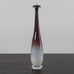 Nils Landberg for Orrefors "Expo" tall vase in red and milky glaze K2230