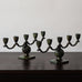 Just Andersen  for GAB, Sweden, pair of bronze candelabras J1511 and K2676