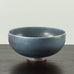 Berndt Friberg for Gustavsberg, Sweden, unique bowl with gray blue haresfur glaze J1748