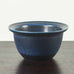 Gunnar Nylund for Rörstrand, Sweden, small ceramic bowl with blue matte glaze H1336