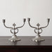 JL Hultmann for Svenskt Tenn, Sweden, pair of pewter double candlesticks J1531