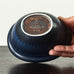 Gunnar Nylund for Rörstrand, Sweden, small ceramic bowl with blue matte glaze H1336