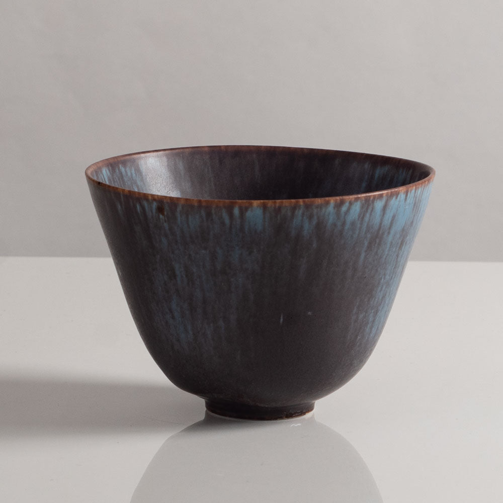 Gunnar Nylund for Rörstrand, Sweden, bowl with blue and purple glaze K2337