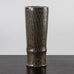 Carl Harry Stalhane, for Rörstrand, vase with incised pattern and  brown glaze K2070