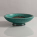 Wilhelm Kage for Gustavsberg, Sweden, "Argenta" bowl with fish L3900
