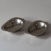 Just Andersen, Denmark, pair of pewter dishes J1758 and J1759