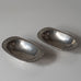 Just Andersen, Denmark, pair of pewter dishes J1758 and J1759