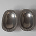 Just Andersen, Denmark, pair of pewter dishes J1758 and J1759