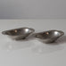 Just Andersen, Denmark, pair of pewter dishes J1758 and J1759