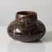 Carl Harry Stålhane for Designhuset, Sweden, stoneware vase with brown glaze K2013