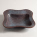 Gunnar Nylund for Rorstrand, Sweden, stoneware dish with blue and brown glaze H1103