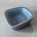 Gunnar Nylund for Rörstrand, ceramic diamond-shaped bowl with blue glaze J1722