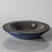 Ingrid Atterberg for Uppsala, stoneware brown and blue "Granit" bowl J1686
