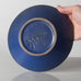 Ingrid Atterberg for Uppsala, stoneware brown and blue "Granit" bowl J1686