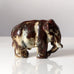 Knud Kyhn for Royal Copenhagen, Denmark, stoneware elephant figure with Sung glaze K2280