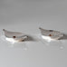 Carl M. Cohr & Co, Denmark, pair of silver plated candleholders J1445