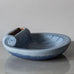 Gunnar Nylund for Rörstrand, stoneware dish with blue glaze J1588