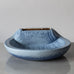 Gunnar Nylund for Rörstrand, stoneware dish with blue glaze J1588