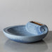 Gunnar Nylund for Rörstrand, stoneware dish with blue glaze J1588