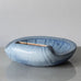 Gunnar Nylund for Rörstrand, stoneware dish with blue glaze J1588