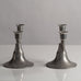 Pair of Swedish pewter candlesticks L3817