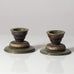 Danish Bronze pair of bronze candleholders K2398