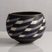 Inke Lerch-Brodersen, Germany, unique stoneware vase with geometric pattern M4060