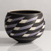 Inke Lerch-Brodersen, Germany, unique stoneware vase with geometric pattern M4060