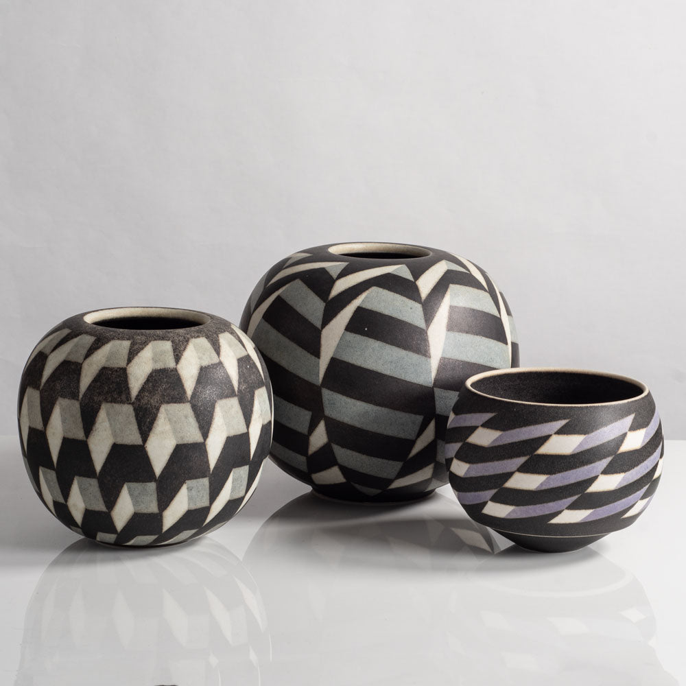 Group of vases by Inke Lerch-Brodersen, Germany