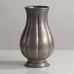 Edvin Ollers for Schreuder & Olsson, Sweden, pewter footed vase M4044