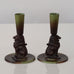 Berona, Pair of bronze candle holders, Sweden L3787