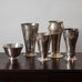 Group of Swedish silver vases, various makers