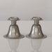 Pair of Swedish pewter candle holders L3513