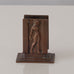 GAB, Sweden, square bronze letter holder with figures in relief L3545