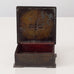 Ildfast Kunst, Denmark, bronze box with wood interior L3286
