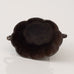 Just Andersen, Denmark, handled scalloped vessel in disko metal L3218