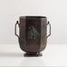 Jacob Ängman for GAB, Sweden, bronze handled vase with Don Quixote in relief L3391