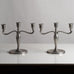 Pair of Swedish pewter candelabras GAB L3402