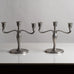 Pair of Swedish pewter candelabras GAB L3402