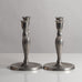 Pair of Swedish pewter candelabras GAB L3402