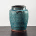 Gudrun Meedom, own studio, Denmark, earthenware vase with square pattern K2731