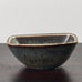 Gunnar Nylund for Rörstrand, Sweden, ceramic bowl with blue and brown glaze H1609