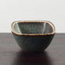 Gunnar Nylund for Rörstrand, Sweden, ceramic bowl with blue and brown glaze H1609